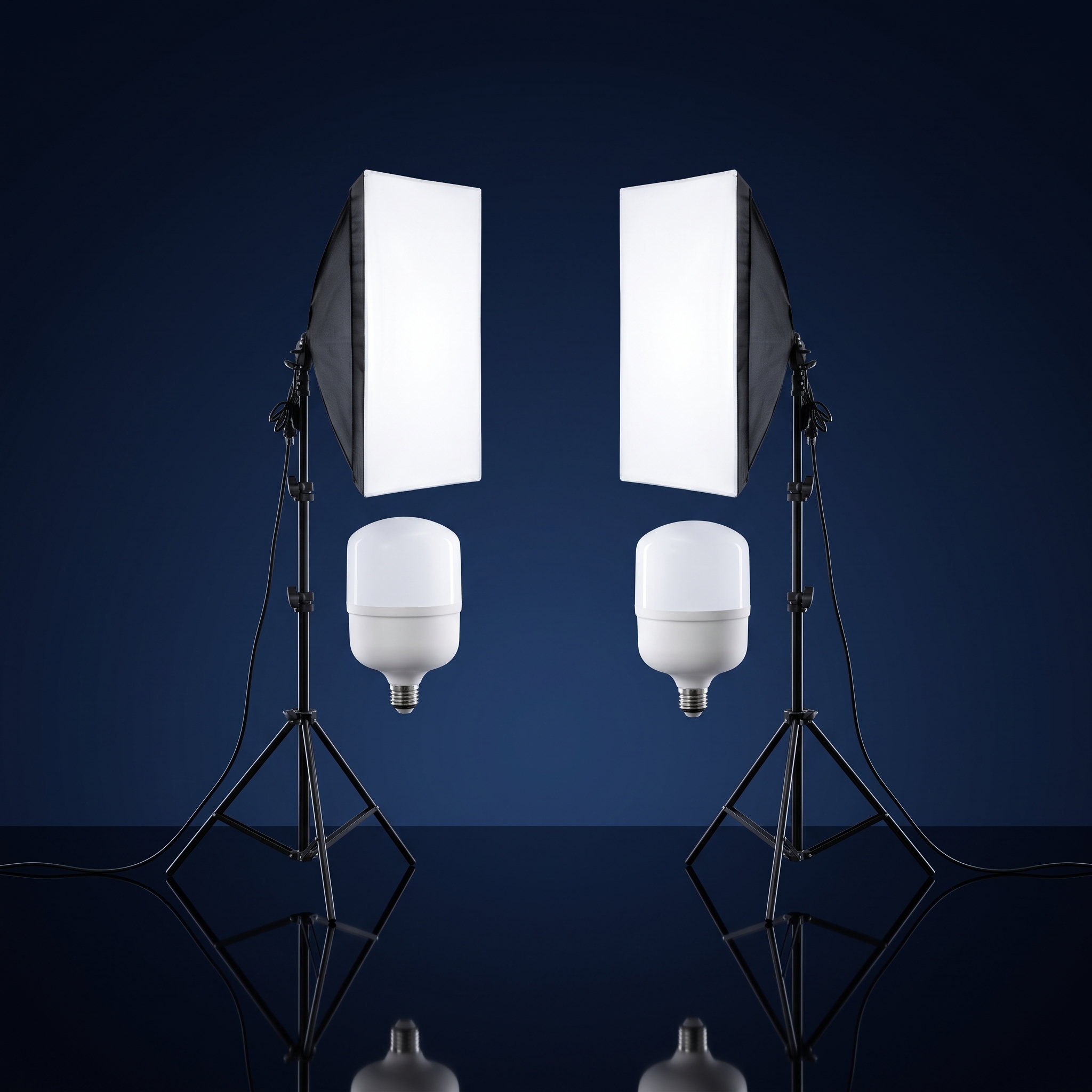 Kit d'Éclairage Studio Softbox Double – Lumière Continue Professionnelle pour Photo & Vidéo