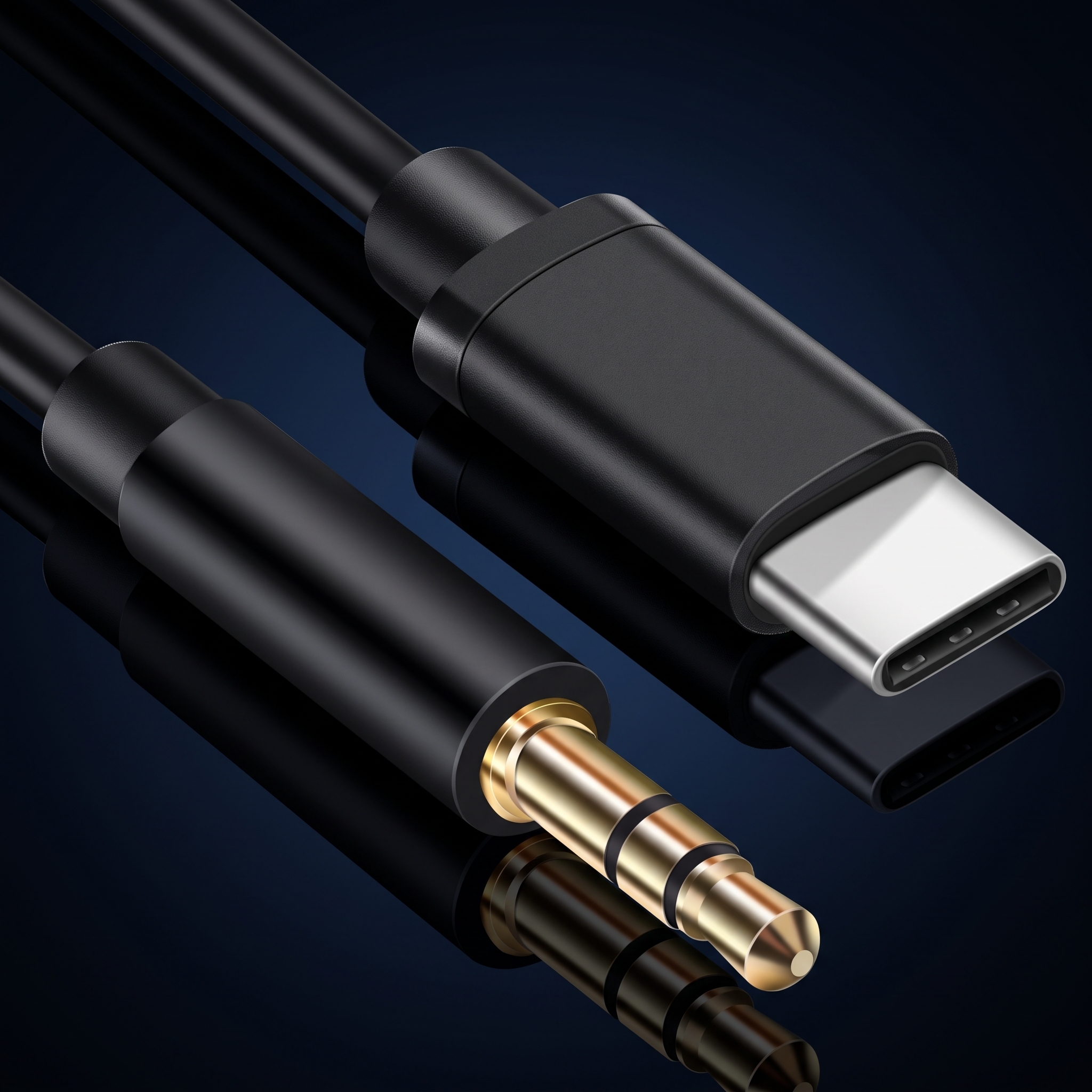 Câble Audio USB-C vers Jack 3.5 mm Mâle – Câble Auxiliaire Haute Fidélité pour Smartphone, Voiture & Casque