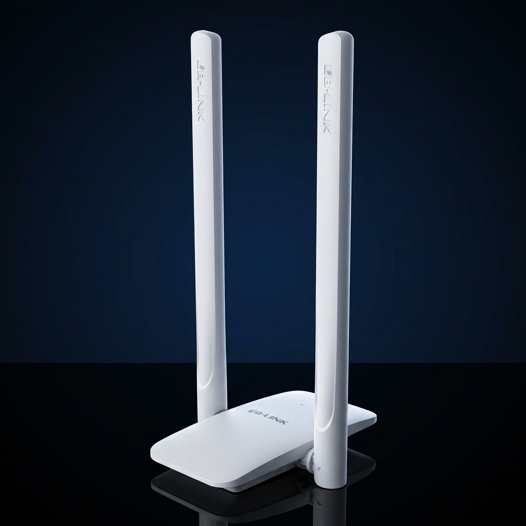 Adaptateur Clé Wi-Fi USB 3.0 Double Bande AC1300M LB-LINK – Haute Puissance avec Double Antenne 6 dBi GAMING AC1300M