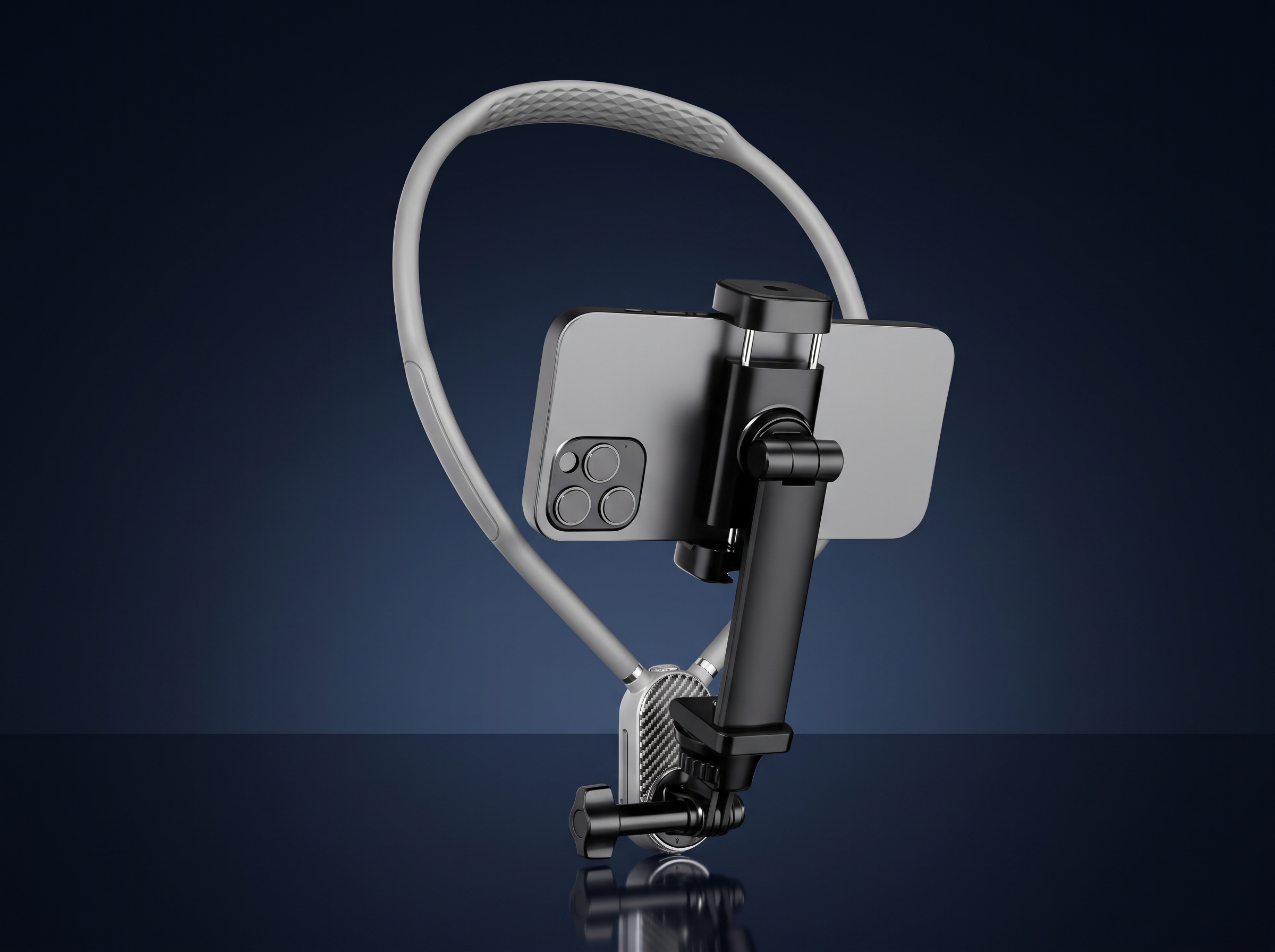 Support Tour de Cou pour Smartphone & Caméra d'Action – Harnais Cervical Mains Libres pour Prise de Vue POV & Vlogging